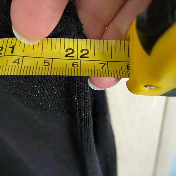 Harley Davidson Women's Black Knit Sparkle Stripe Pull Over Sweater Size XL - Picture 6 of 11